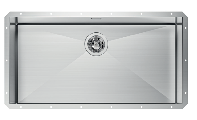 Foster Lavello Quadra 1 Vasca sottotop 80x40 cm