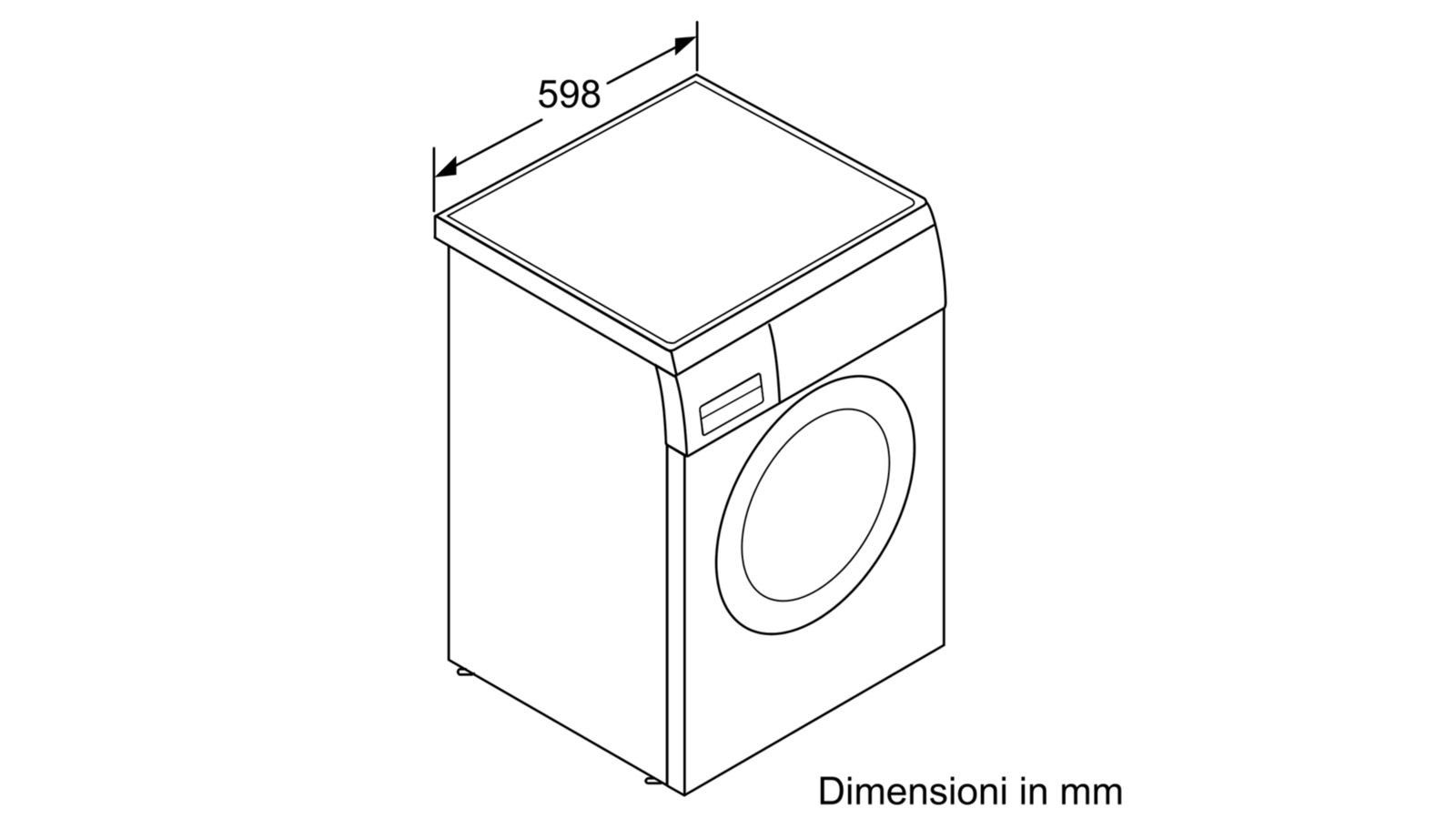 SIEMENS IQ500 Lavatrice libera installazione carica frontale WU14Q447IT Bianco Classe A+++ 7 Kg. - FUORI PRODUZIONE