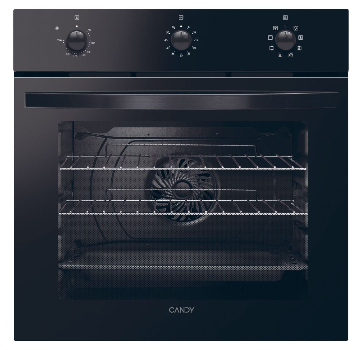 Candy FIDCN602IT Idea Forno elettrico Ventilato cm 60 Linea Idea - Capacità 65 L - Nero - Classe A+