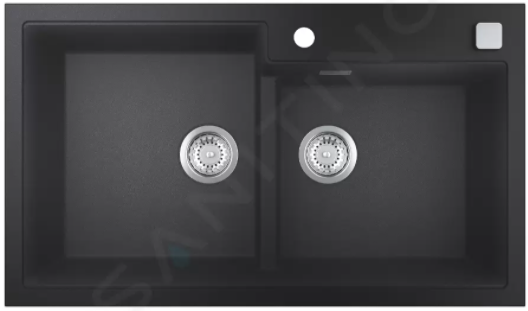 GROHE - Lavello K500 86 x 50 cm - quarzo composito - granite black - 31649AP0 - RICHIEDERE PREVENTIVO