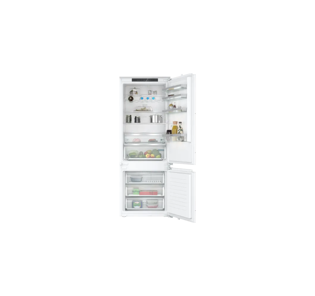 SIEMENS iQ300 Frigorifero combinato da incasso NoFrost 193.5 x 70.8 cm cerniera a traino- Classe Energetica E - KB96NVSE0