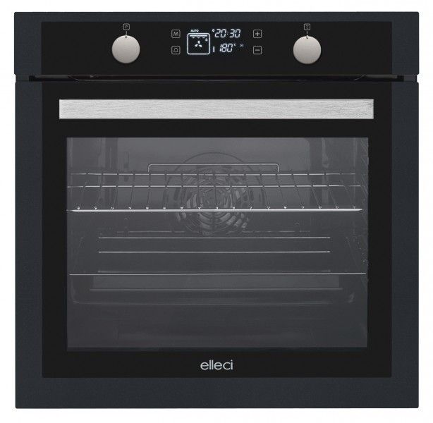 Elleci Forno PLANO PLUS Granitek 40 Nero Classe A+ - FGPP60240NS